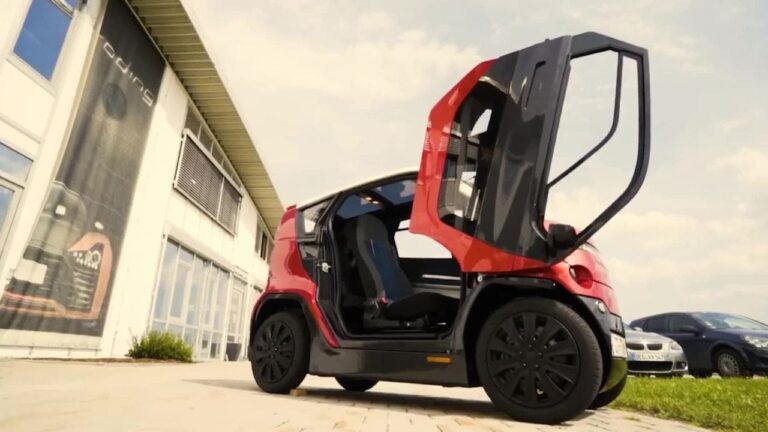 3 Get ready for a foldable electric car that makes parking a breeze