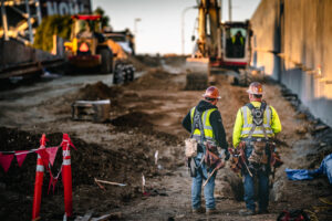 Construction Photography of Workers on Site by Construction Photographer Daniel Mekis