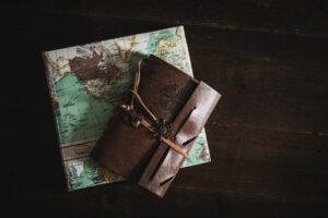 book map journal travel