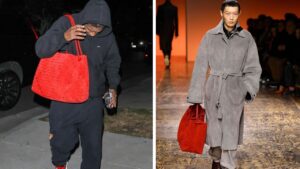 AAP Rocky Stepped Out Wearing a New Bottega Winter 24 Large Intrecciato Andiamo Bag 1.jpg 2 1