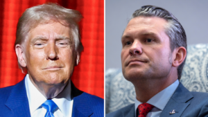 Donald Trump Pete Hegseth 12.06