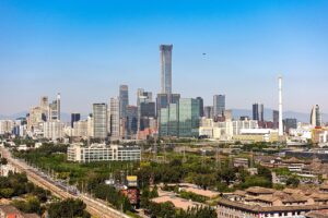 Skyline of Beijing CBD from the southeast 20210907094201