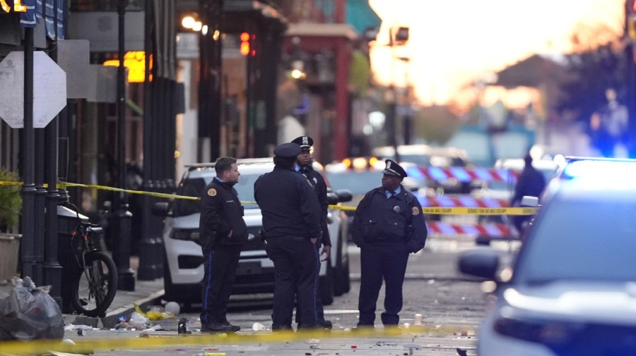 new orleans car attack police ap